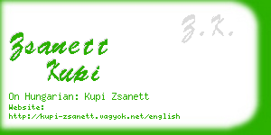 zsanett kupi business card